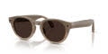 Meta Glasses Nova White Yellow/Smoke Brown (4940W1) Sunglasses - Color Image
