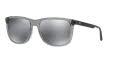Armani Exchange AX4070S Transparent Magnet Grey / Light Grey Mirror Black Lens (82396G) Sunglasses - Color Image
