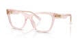 Dolce & Gabbana DG3430 Transparent Pink (3148) Eyeglasses - Color Image