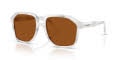 Dolce & Gabbana DG4568 Striped White (349573) Sunglasses - Color Image