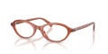 Emporio Armani EA3289U Shiny Opal Light Brown (6455) Eyeglasses - Color Image