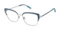 Jimmy Crystal New York Jicaro Gunmetal Eyeglasses - Color Image