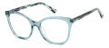 Juicy Couture JU 274 Crystal Teal (VGZ) Eyeglasses - Color Image