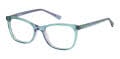 Juicy Couture JU 968 Teal Blue (5MZ) Eyeglasses - Color Image