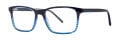 Jhane Barnes Lemma Navy Eyeglasses - Color Image