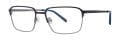 Jhane Barnes Recursion Gunmetal Eyeglasses - Color Image