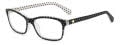 Kate Spade Catrina/3 Black Pattern White (TAY) Eyeglasses - Color Image