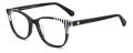 Kate Spade Joliet/3 Black Stripe Crystal (85W) Eyeglasses - Color Image