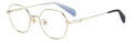Kate Spade Ks Alaysha 2/Fj Gold Black (RHL) Eyeglasses - Color Image