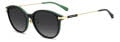 Kate Spade KS KARLYN 2/F/S Black Green (7ZJ9/O) Sunglasses - Color Image