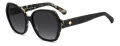 Kate Spade KS LAYNE 2/G/S Black White Havana (TCB9/O) Sunglasses - Color Image