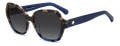 Kate Spade KS LAYNE 2/G/S Black White Blue Havana (X8Q9/O) Sunglasses - Color Image