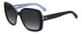 Kate Spade Ks Wenona 2/G/S Black Blue (D51) Sunglasses - Color Image