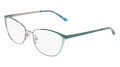 Marchon M-4037 Teal/ Gun (440) Eyeglasses - Color Image