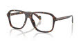 Moncler ME2032F Shiny Butter Havana (3048) Eyeglasses - Color Image