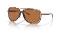Oakley Split Time Matte Sepia/Prizm Bronze Polarized (412923) Sunglasses - Color Image