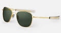 Randolph Engineering Aviator - Bayonet Temple 23K Gold E.P. / Skytec™ Glass Polarized Agx Sunglasses - Color Image