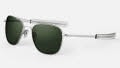 Randolph Engineering Aviator - Bayonet Temple Matte Chrome / Skytec™ Glass Non-Polarized Agx Sunglasses - Color Image