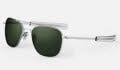 Randolph Engineering Aviator - Bayonet Temple Matte Chrome / Skytec™ Glass Polarized Agx Sunglasses - Color Image