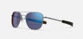 Randolph Engineering Aviator - Bayonet Temple Satin Gunmetal / Zeiss Lightpro Nylon Semi Polarized Lens Blue Sunglasses - Color Image
