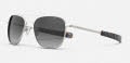 Randolph Engineering Aviator - Bayonet Temple Satin Silver / Skyforce™ Nylon Polarized Coastal Gray Sunglasses - Color Image