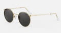 Randolph Engineering P3 - Skull Temple 23K Gold E.P. / Skytec™ Glass Polarized American Gray Sunglasses - Color Image
