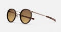 Randolph Engineering P3 Fusion Inlay 22K Chocolate Gold E.P. / Skyforce™ Nylon Gradient Polarized Cape Sand Sunglasses - Color Image