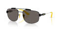 Ray-Ban RB3789M Black/Dark Grey (F137B1) Sunglasses - Color Image