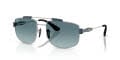 Ray-Ban RB3789M Silver/Blue Gradient Grey (F1383M) Sunglasses - Color Image
