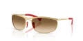 Ray-Ban RB3819M Gold/Brown (F00851) Sunglasses - Color Image