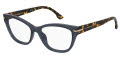 Victoria Beckham VB 1015 Blue Havana Brown (4FK) Eyeglasses - Color Image
