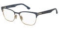Victoria Beckham VB 1016 Matte Blue Gold (NUC) Eyeglasses - Color Image