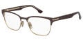 Victoria Beckham VB 1016 Matte Burgundy Gold (E28) Eyeglasses - Color Image