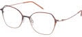 CHARMANT Titanium Perfection CT 16715 Wine Eyeglasses - Color Image