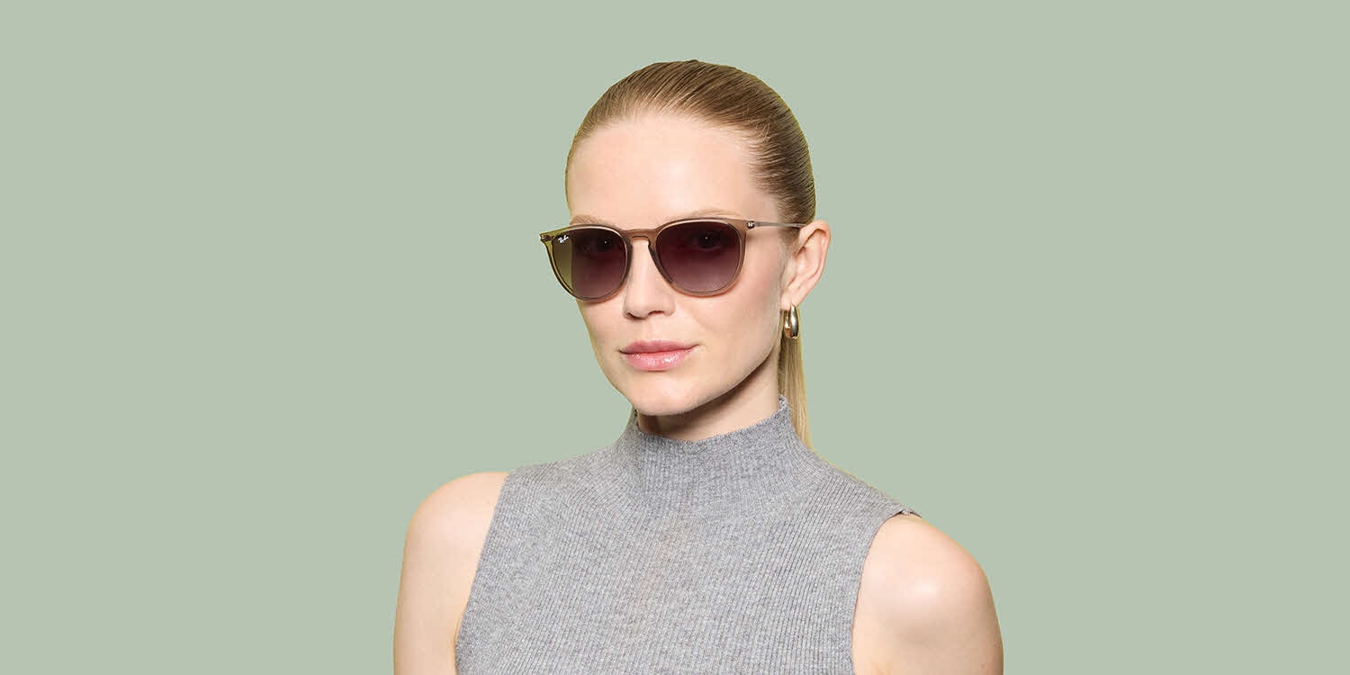 RALPH Ralph Lauren Shiny Striped Purple Sunglasses RA5293 Polarized Acetate New RALPH by Ralph Lauren RA5293 Sunglasses | FramesDirect.com main image 4