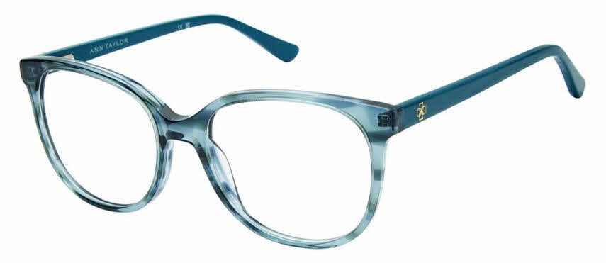 Ann Taylor At328 C02 Gray Tortoise/Blue Authentic Eyeglasses 53-17-135 Ann Taylor AT328 C02 Eyeglasses Women main image 4