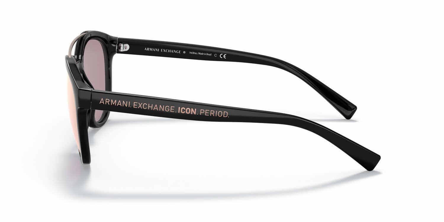 Armani Exchange Black and Gold Sunglasses Armani Exchange Sunglasses Women main image 2