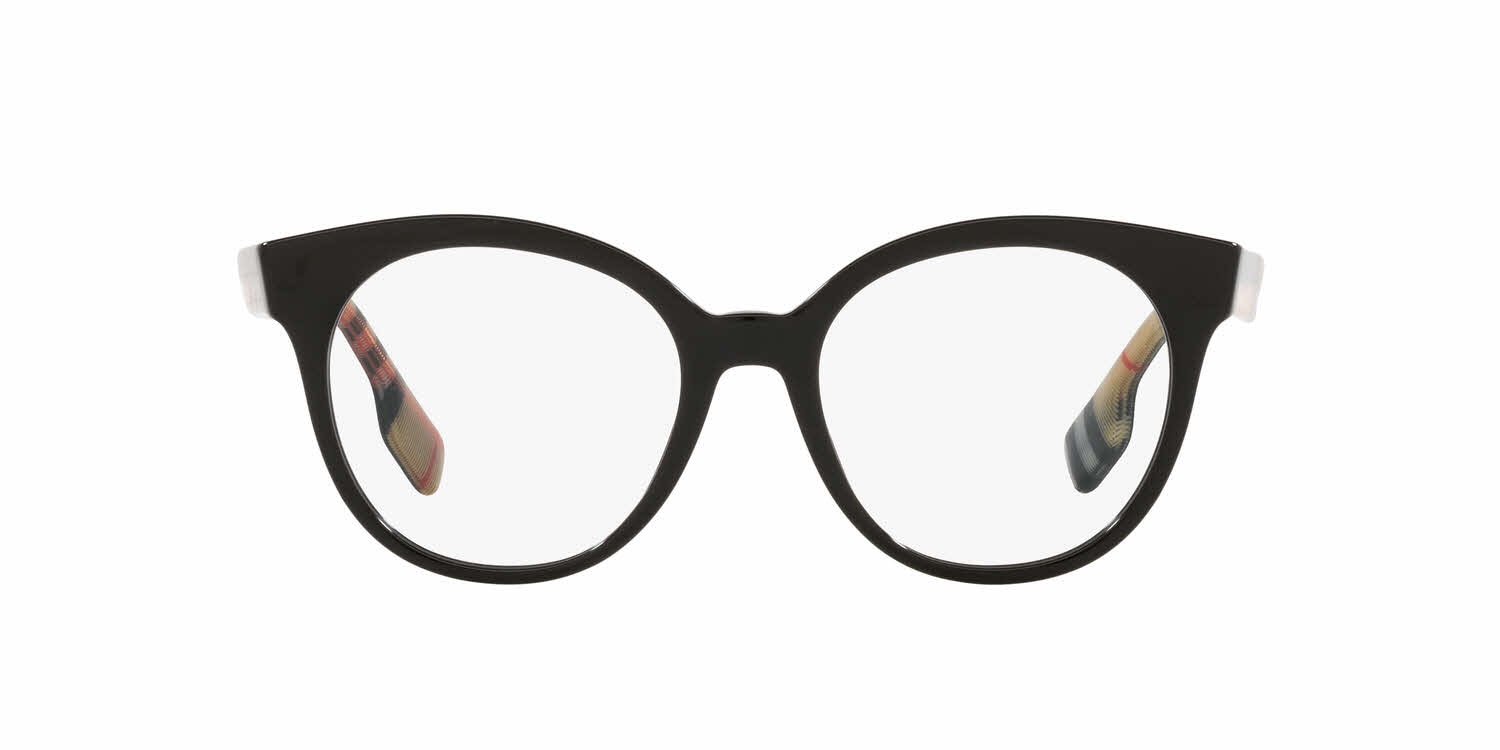 New Authentic Burberry Black and Gold Women\'s Glasses BE2356 3942 Burberry BE2356 Eyeglasses | FramesDirect.com main image 2