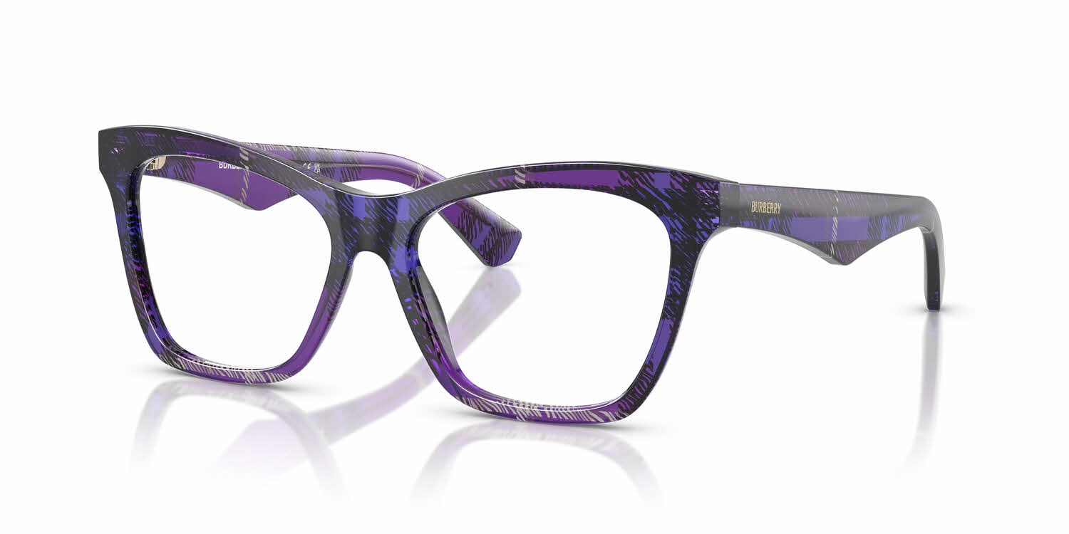 Burberry Purple Gradient Cat-Eye Women\'s Glasses Burberry Betty BE4365 39798H Sunglasses Women main image 4