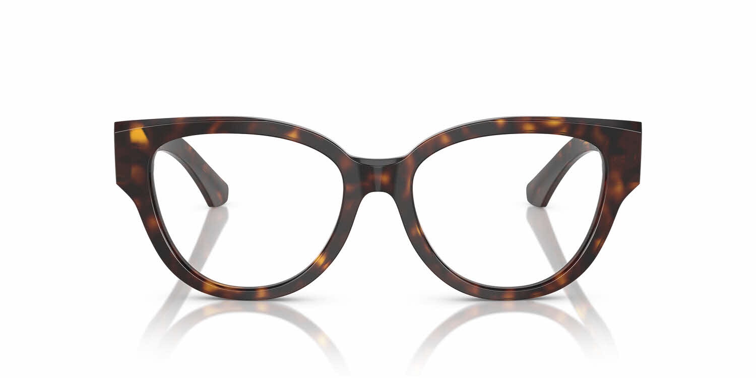 NWT Burberry 0BE2421 Dark Havana Round 53mm Eyeglasses Round Sunglasses in Dark havana | Burberry® Official main image 4
