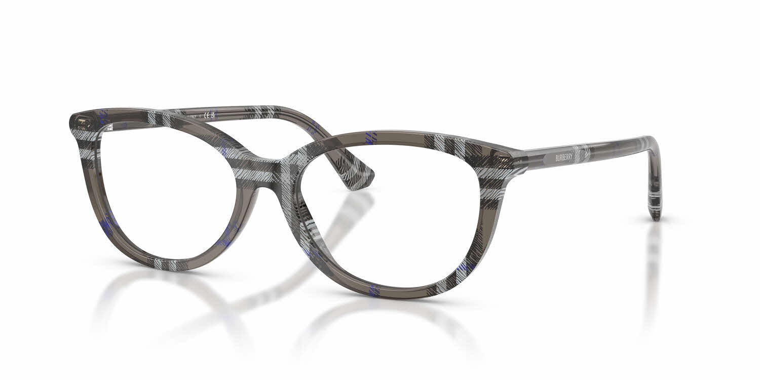 Burberry Frames with Signature Check Temples Burberry BE2438 Eyeglasses - Authentic Women main image 3