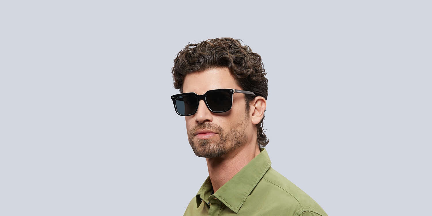 Zimmermann Eyewear Carnaby Sunglasses| Black Acetate Rectangle Oversize Bottega Veneta Men main image 3