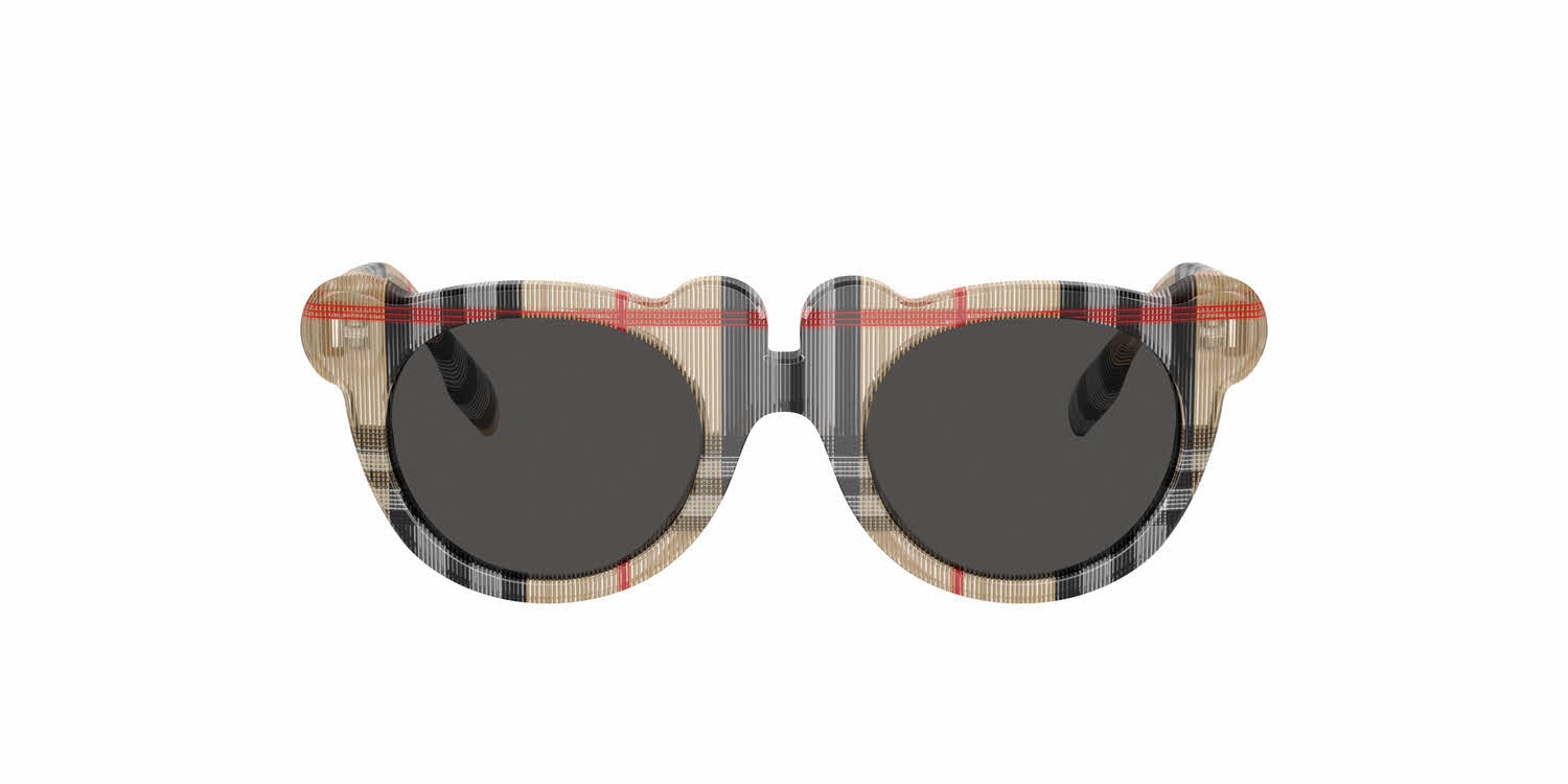Burberry Speckle 55mm Sunglasses Check Square Sunglasses in Black/check | Burberry® Official main image 3