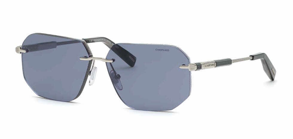 Excluded Chopard Sunglasses, New 385 Chopard Shiny Rose Gold Metal With Brown Gradient Lens  main image 4