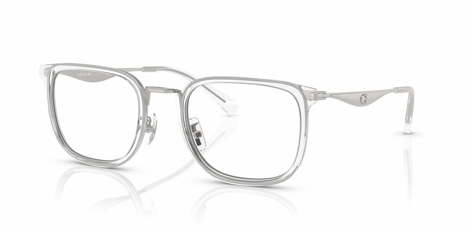 Coach HC7101B Eyeglasses Square Transparent Glasses Jeweled Frames Only Coach HC5177 Eyeglasses | LensCrafters main image 4