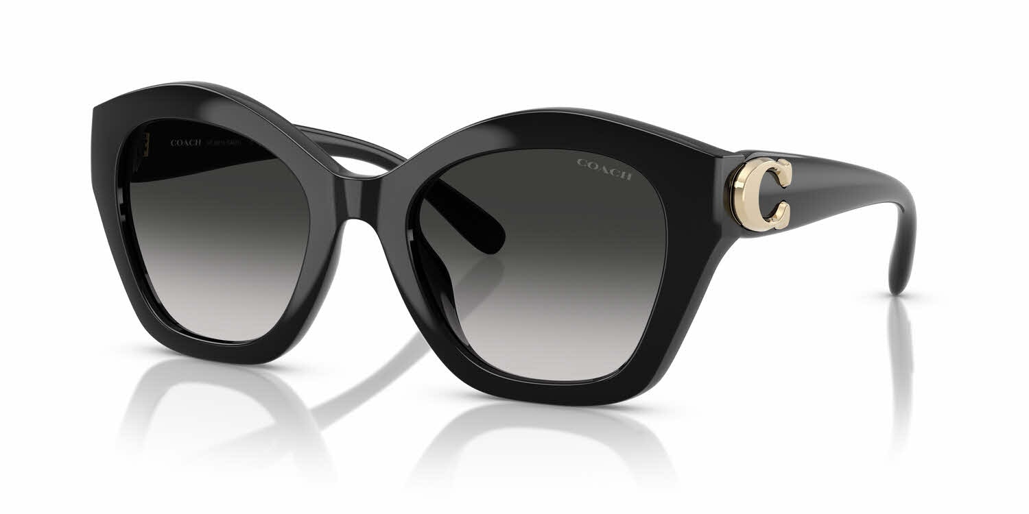 Coach GUC Women Black Sunglasses Coach Cad18 HC8418U 5002/87 Sunglasses - US main image 4