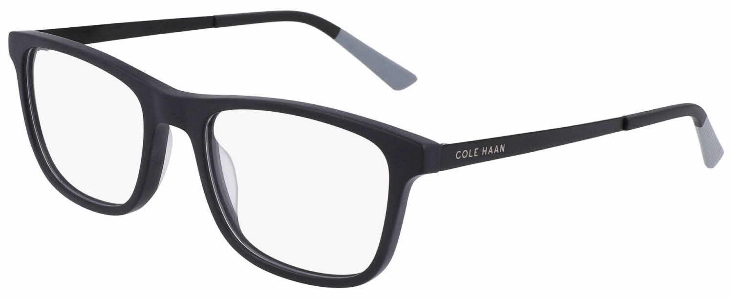 New. Cole Haan Black Metal Rectangular Glasses CH4527 Eyeglasses - Cole Haan Authorized Retailer  main image 2