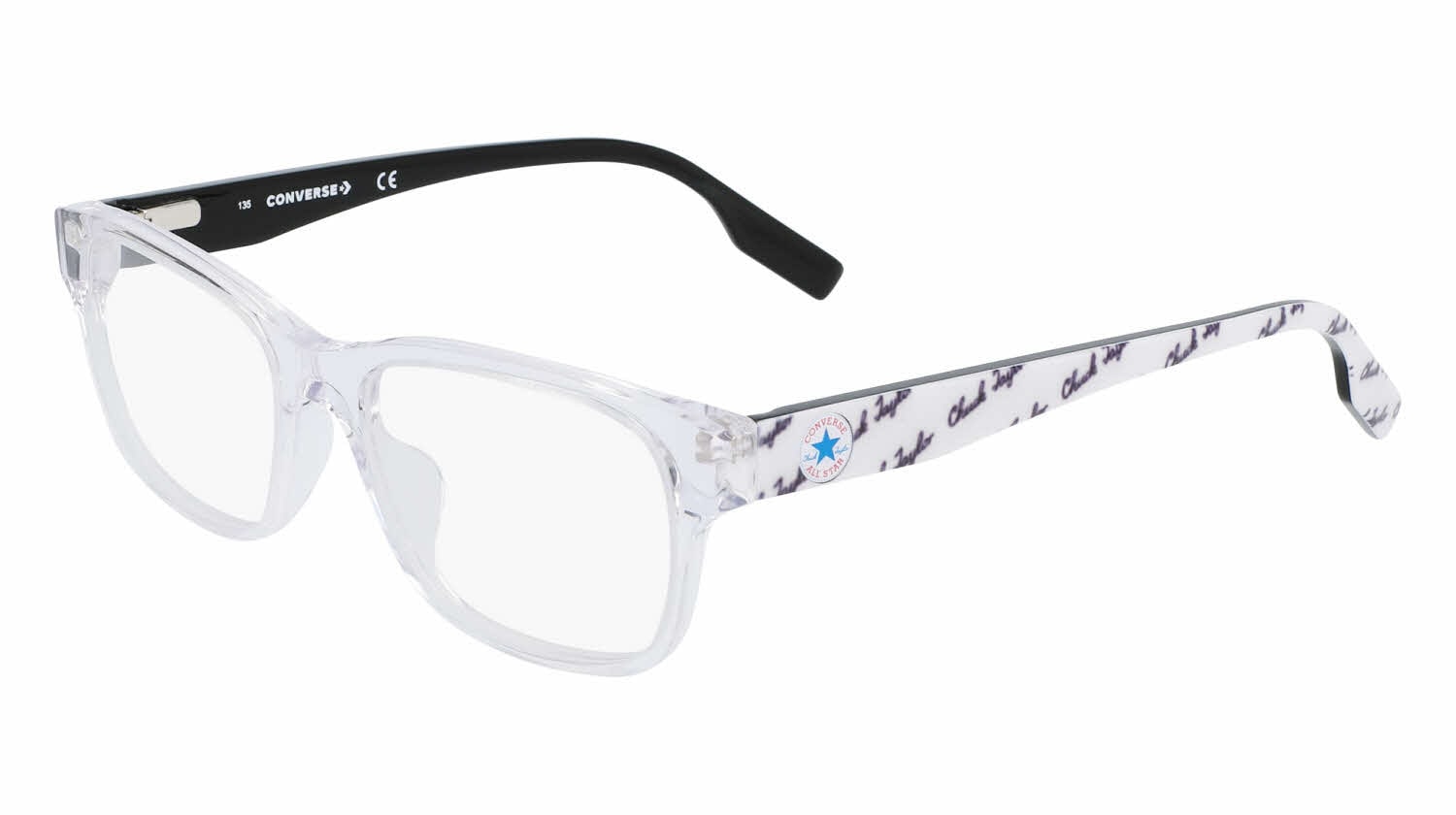 NWT Converse CV3004Y-020 Eyeglasses Converse CV3023Y Kids Matte Black Prescription Eyeglasses main image 2