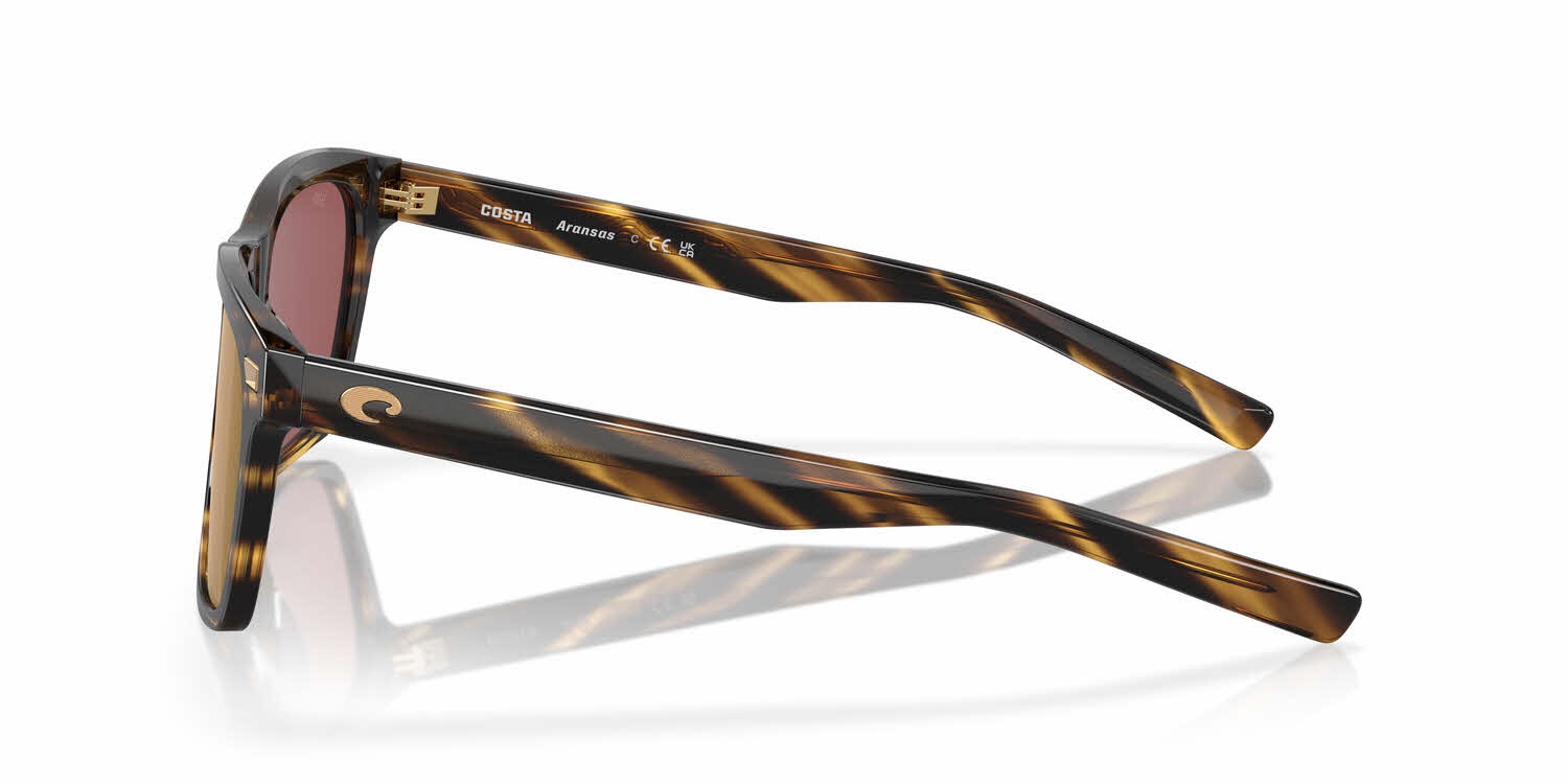 Costa Aransas Tortoise Frame Sunglasses with Dark Lenses iLCSTA-ARNSAS-ShyOceaTor-Grey-  main image 2