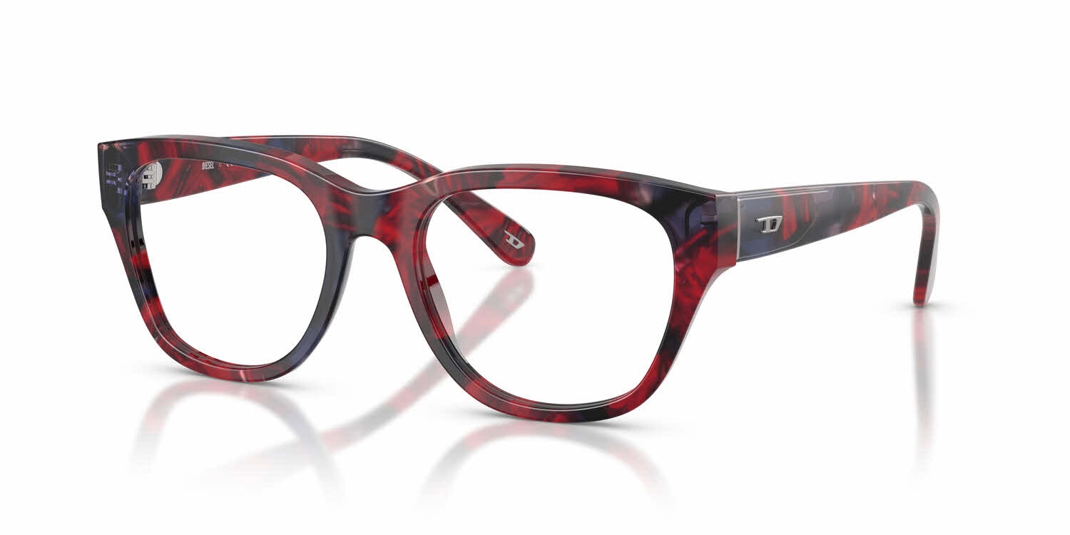 Diesel Dl5191-F 068 Red Grey Authentic Eyeglasses 57-15-145 DIESEL DL5191/V 005 Authentic Designer EYEGLASSES 54[]15 145  main image 3